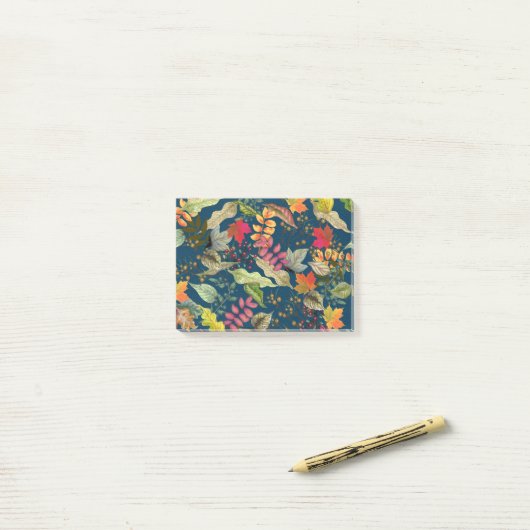 Fall Leaves Post-it® Notes (Op bureau)