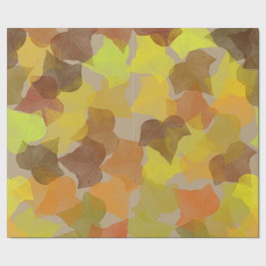 Fall Leaves Print Cadeaupapier (Zoom)