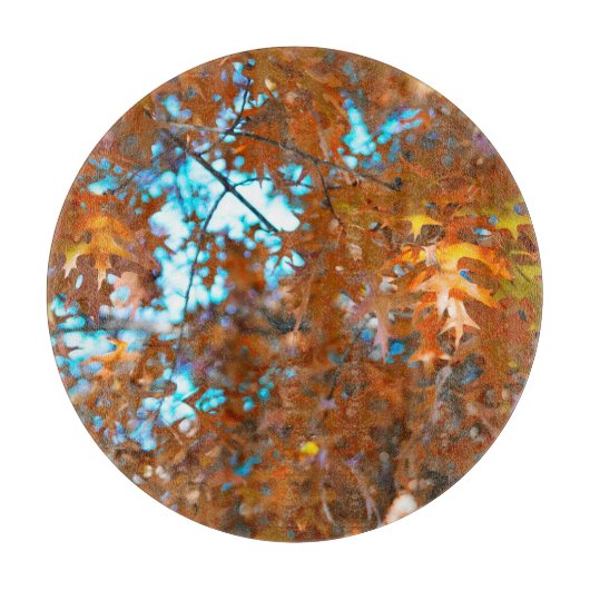 Fall Leaves Snijplank (Voorkant)