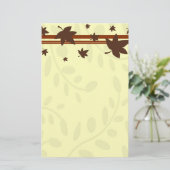 Fall Leaves Stationery Briefpapier (Staand voorkant)