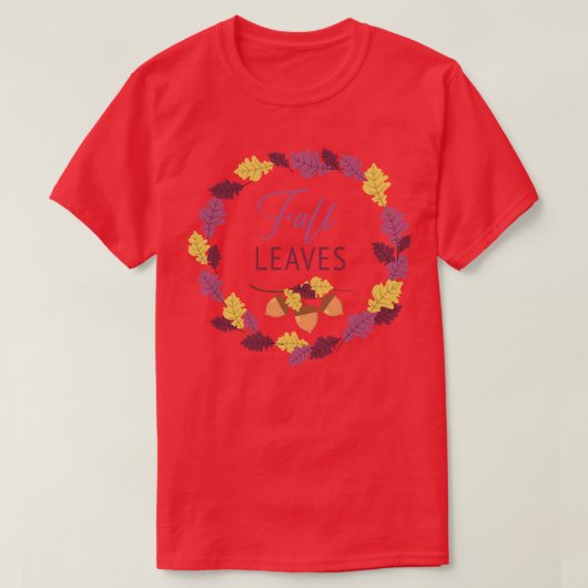 Fall Leaves T-shirt (Design voorkant)