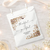 Fall Leaves Thanksgiving Dinner Favor Bags Bedankzakje (Geknipt)