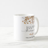 Fall Leaves Thanksgiving Dinner Mug (Devant droit)