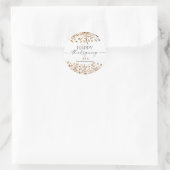 Fall Leaves Thanksgiving Dinner Sticker (Sac)