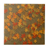 Fall Leaves Tile Tegeltje (Voorkant)
