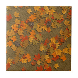 Fall Leaves Tile Tegeltje