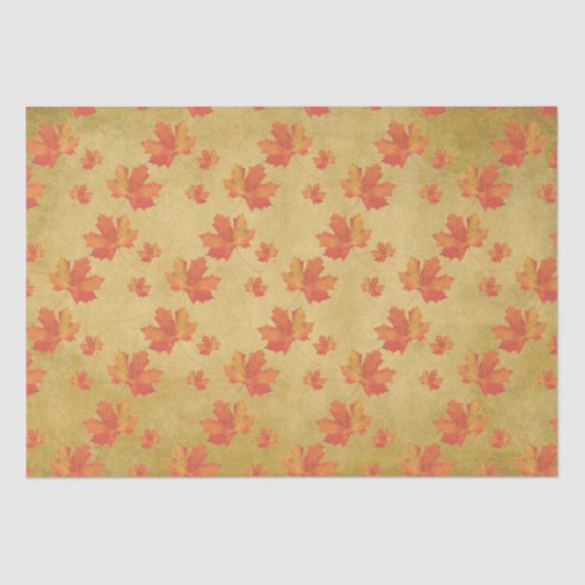 Fall Leaves Tissue Paper Tissuepapier (Voorkant)