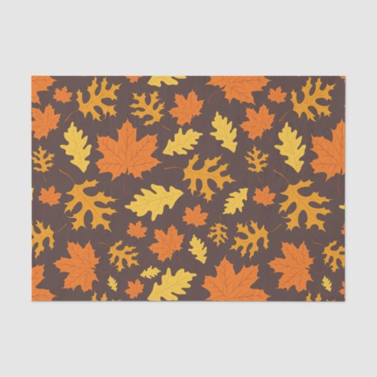 Fall Leaves Tissuepapier (Voorkant)