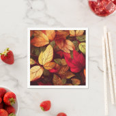 Fall Leaves Vibrant Servet (Insitu)