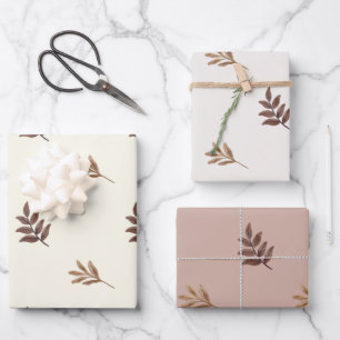 Fall Leaves Waterverf Inpakpapier Vel