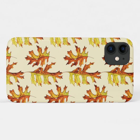 Fall Leaves Waterverf Pattern Case-Mate iPhone Case (Achterkant (horizontaal))