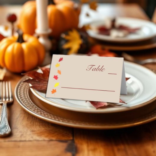 Fall Leaves Wedding