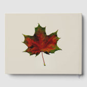 Fall Leaves Wedding Guest Book Gastenboek (Achterkant)