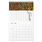 Fall Leaves Wedding Guestbook - Custom Kalender (Mar 2026)