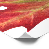 Fall Leaves Weduwwelkomstteken Poster (Hoek)