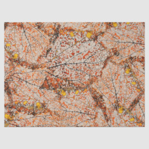 Fall lekt Oranje papier met fijne schijfjes