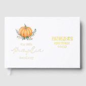 Fall Little Pumpkin Baby Shower (Recto)