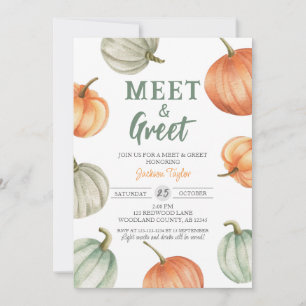 Fall Meet & Greet, Citrouille Baby Faire-part
