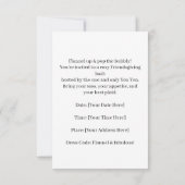 Fall Party Invitation Card – Cozy Autumn Gathering (Dos)