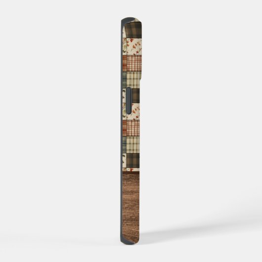 Fall Patchwork Quilt Phone Case | Personalized (Côté droit)