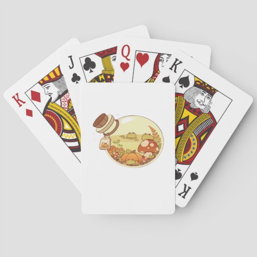 Fall Potion With Froggies Classic Pokerkaarten (Achterkant)