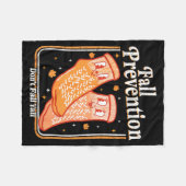 Fall Prevention Don't Fall Y'all Physical Therapy  Fleece Deken (Voorkant (Horizontaal))