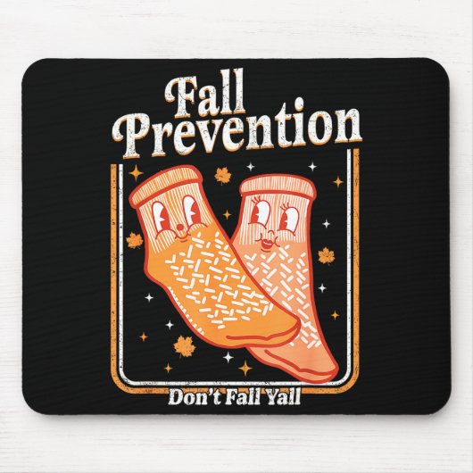 Fall Prevention Don't Fall Y'all Physical Therapy  Muismat (Voorkant)