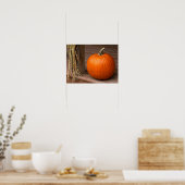 Fall Pumpkin on Porch Poster (Keuken)