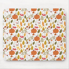 Fall Pumpkin Pattern Mouse Pad Muismat