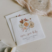 Fall Pumpkin Spice Baby Shower Servet