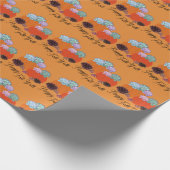 Fall pumpkin Wrapping Paper Cadeaupapier (Hoek)