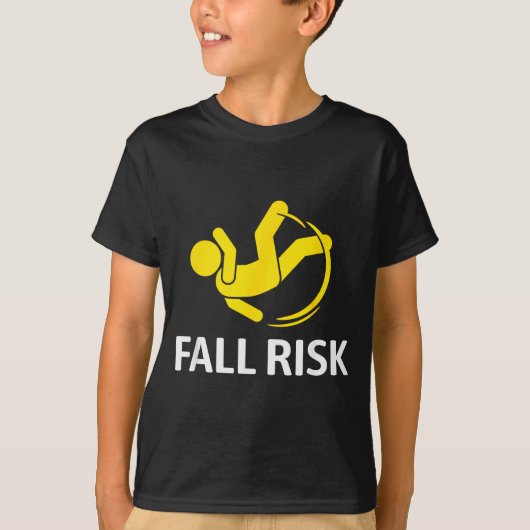 Fall Risk Balance Issues Funny Fall Risk T-shirt (Voorkant)