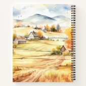 Fall Scenery Friends Cute Animaux Nom Carnet (Dos)