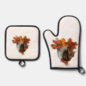 Fall Sheltie Ovenwant & Pannenlap Set (Voorkant)