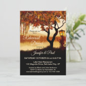 Fall Tree Lake Voir la répétition Dîner Invitation (Debout devant)