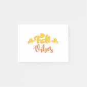Fall Vibes Post-it® Notes (Voorkant)
