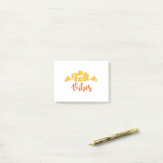 Fall Vibes Post-it® Notes (Op bureau)