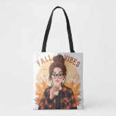 Fall Vibes Tote Draagtas (Voorkant)