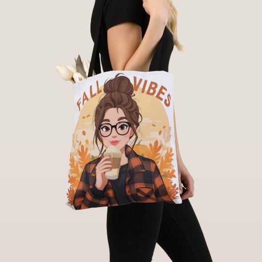 Fall Vibes Tote Draagtas (Dichtbij)