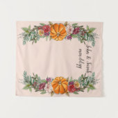 Fall Weddenschappen Reception Backdrop Winter Phot Wandkleed (Voorkant (horizontaal))