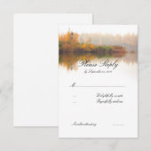 Fall Wedding RSVP Kaartje (Voorkant / Achterkant)