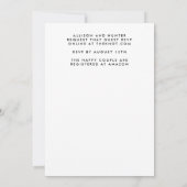 Fall Wedding Uitnodiging (Achterkant)