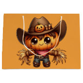 Fall Western Scarecrow  Groot Cadeauzakje (Voorkant)