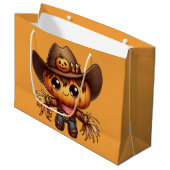 Fall Western Scarecrow  Groot Cadeauzakje (Voorkant Gekanteld)