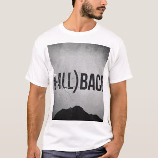 Fallback Typography Grunge | Donkere Berg Esthetie T-shirt