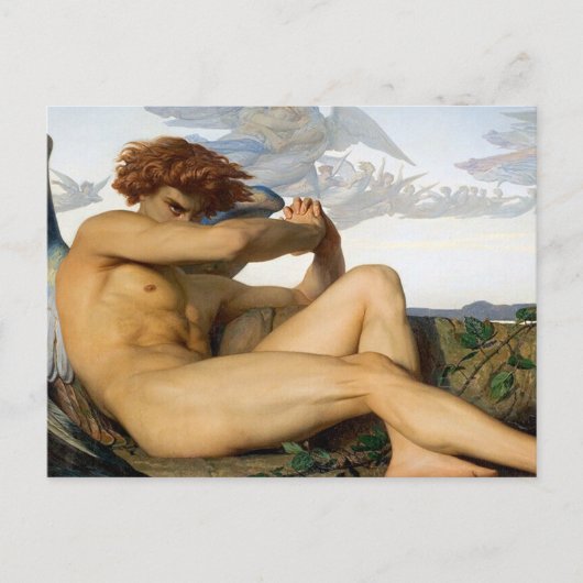 Fallen Angel Alexandre Cabanel Original Briefkaart (Voorkant)