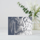 Fallen, Angel Art Briefkaart (Staand voorkant)