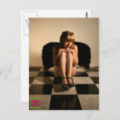 Fallen Angel Briefkaart (Voorkant / Achterkant)