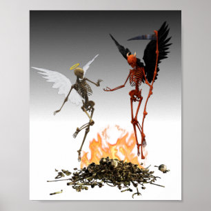 Fallen Angel Demon Devil Poster