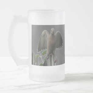 Fallen Angel Dove Frosted Glass Mok